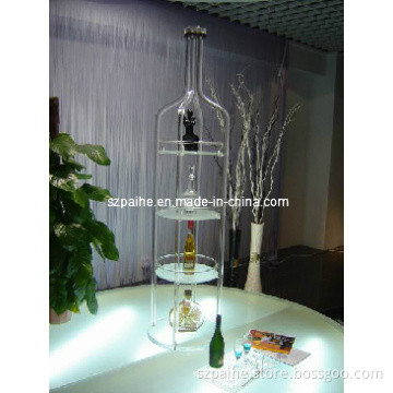 Acrylic Red Wine Display Stand (J-903)